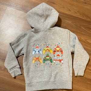 ✨8/$10. George. Kids Gray Christmas hoodie. XS